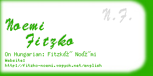 noemi fitzko business card